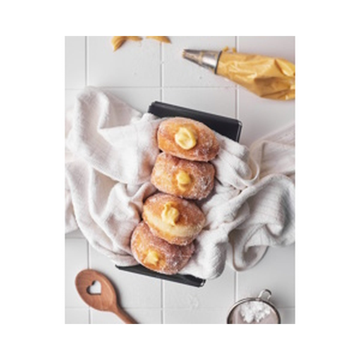 Stuffed Doughnuts (One Dozen Custard)