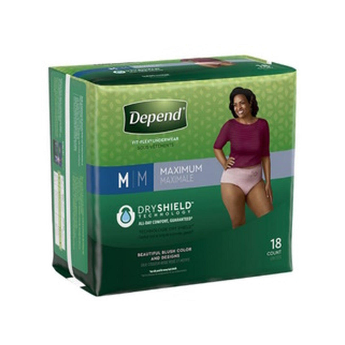 Depend FIT-FLEX Underwear Medium 18 count