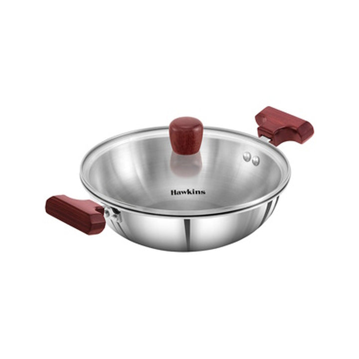 Stainless Steel Deep Fry Pan w lid (SSD15G)