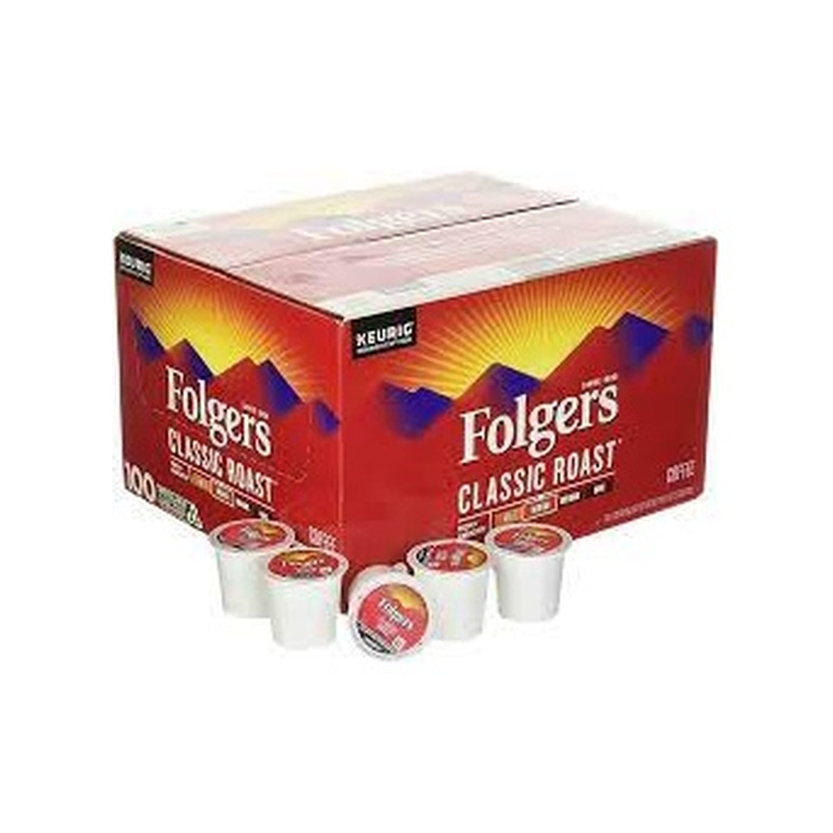 Coffee Folger's Classic Roast 100 cups
