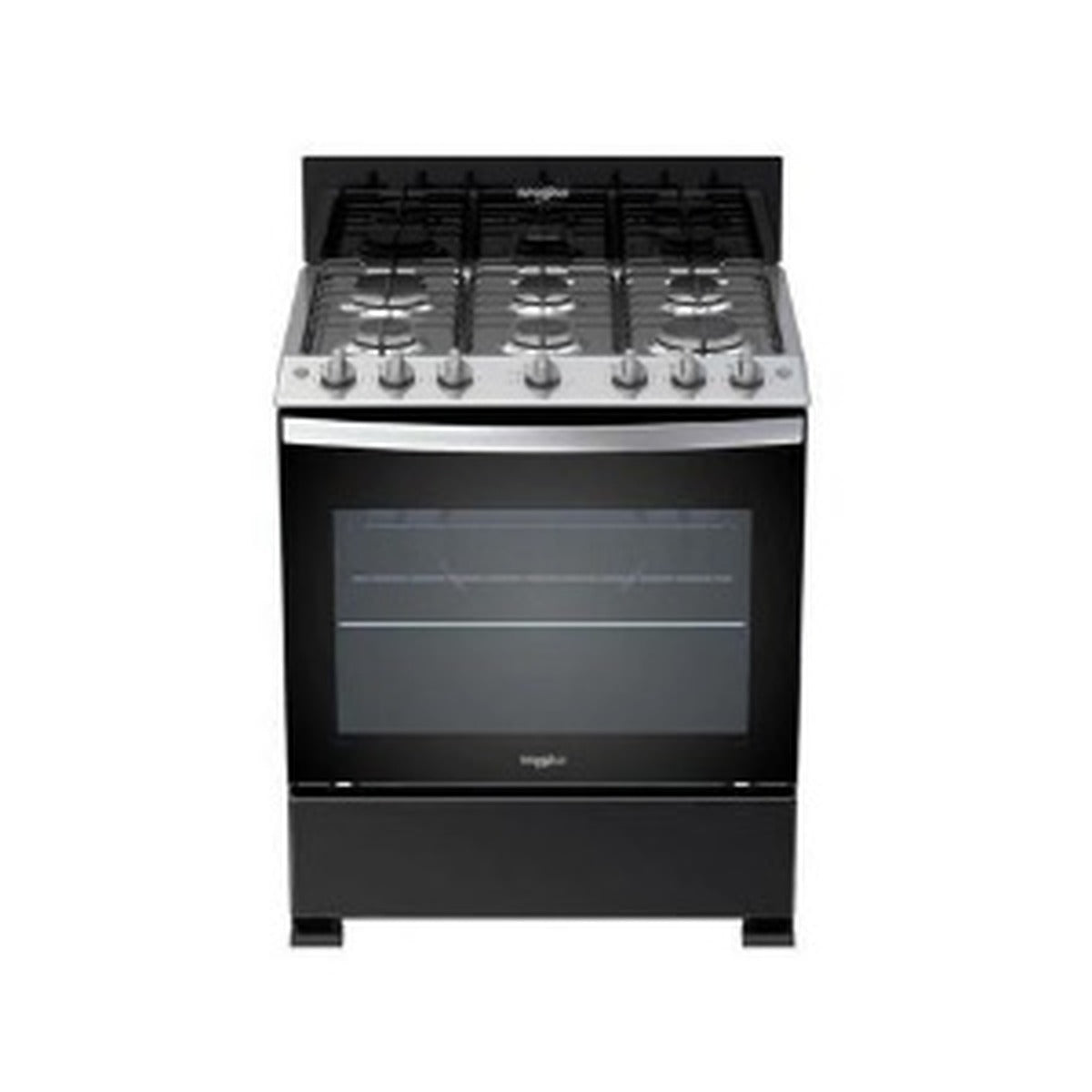Gas Stove Free Standing 30” (Black) Whirlpool