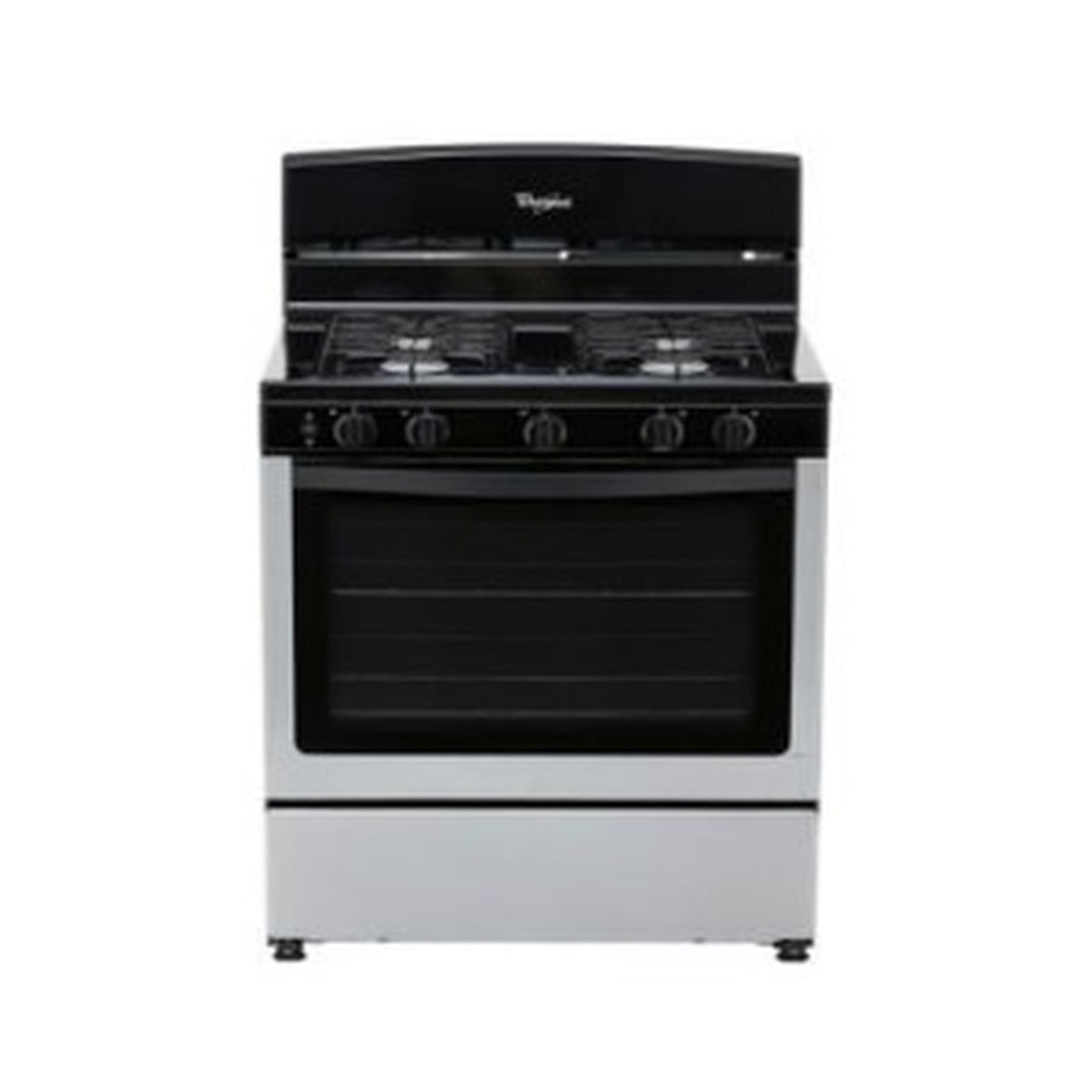 Gas Range 4 Burner 30” (Silver) Whirlpool