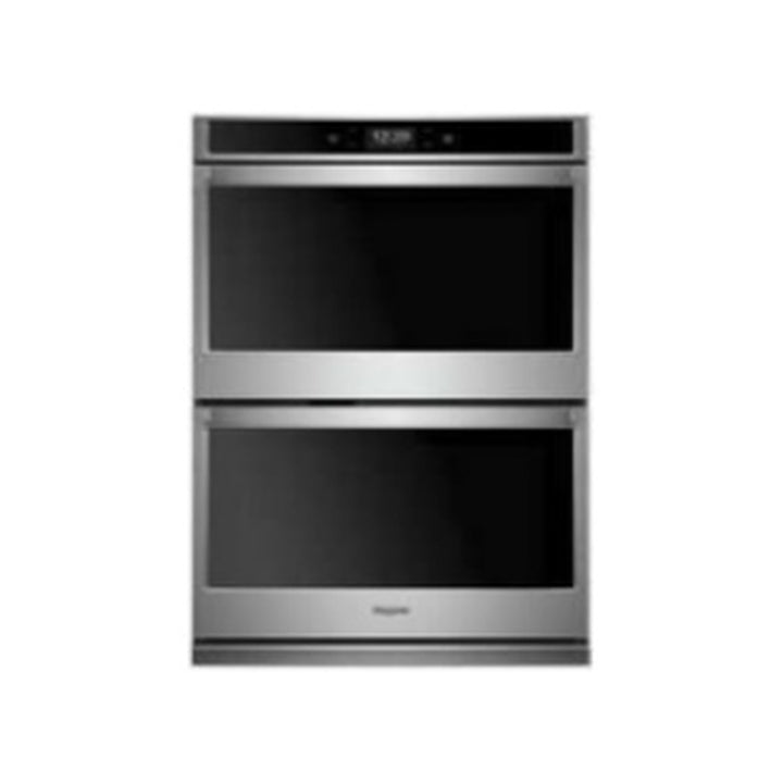 Gas Stove 10ft Double Wall Oven w Air Fryer (White) Whirlpool