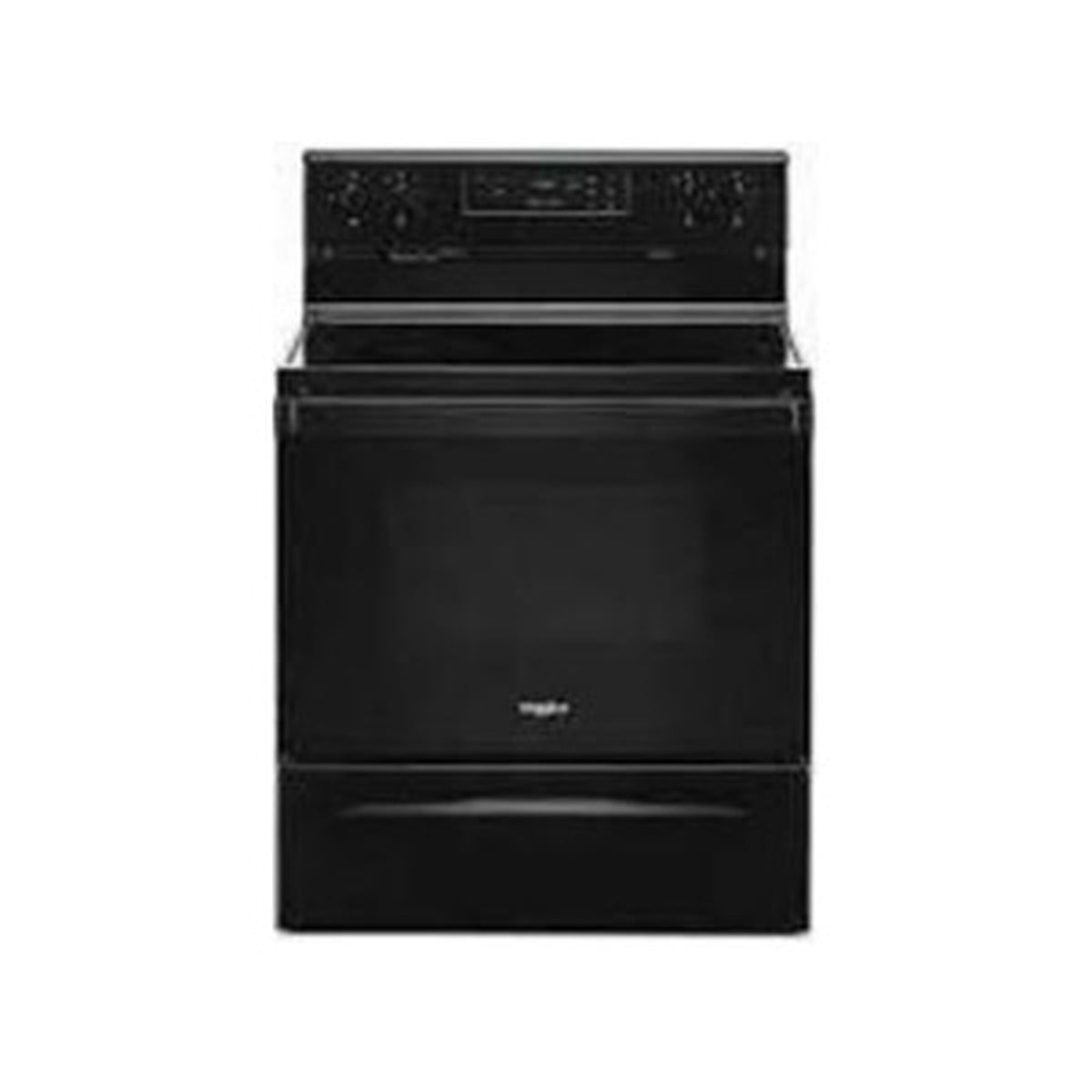 Electric Range 4 Burner 30” Ceramic Top (Black) Whirlpool