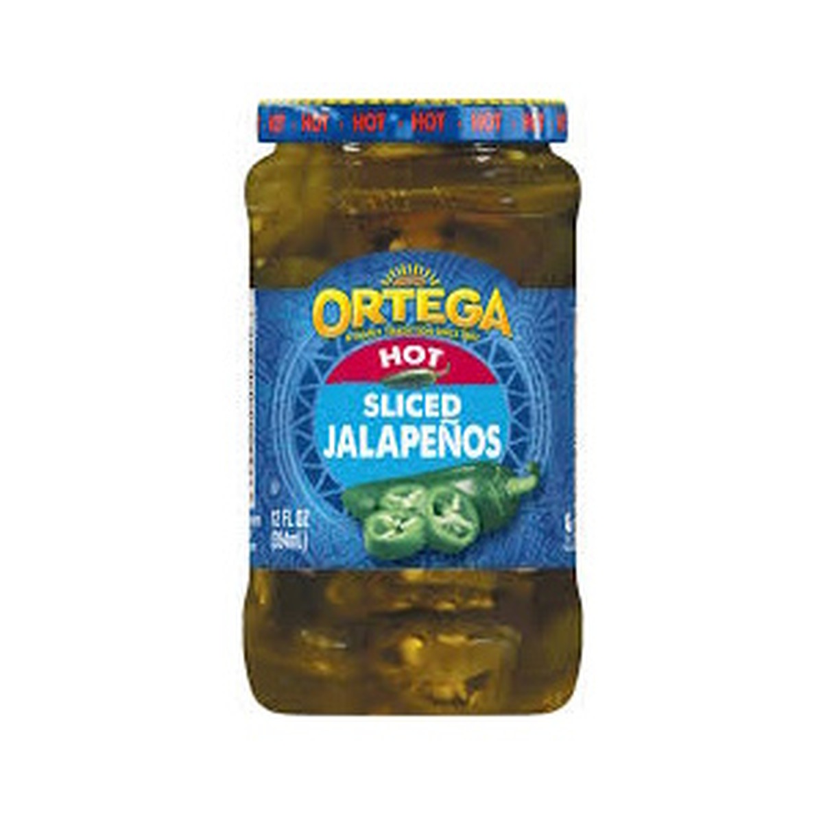 Pepper Jalapeno Sliced Ortega 12oz