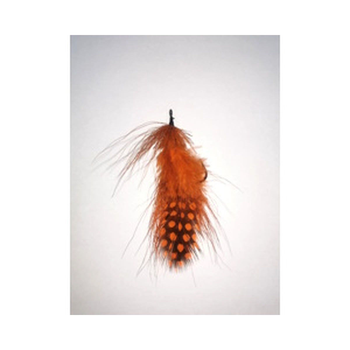 Fly Lure Orange Polka Dot