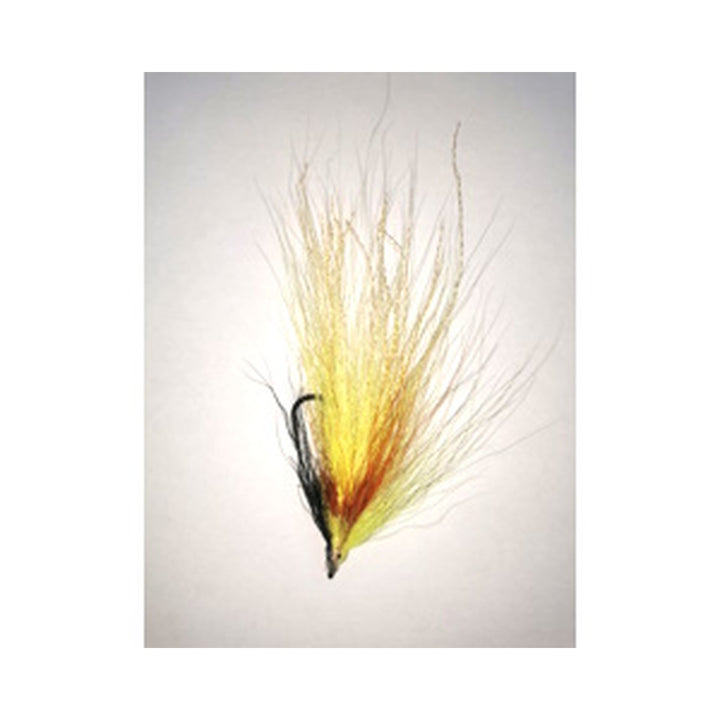 Fly Lure Neon Green/ Red with Flash