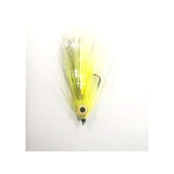 Fly Lure Neon Green with Flash