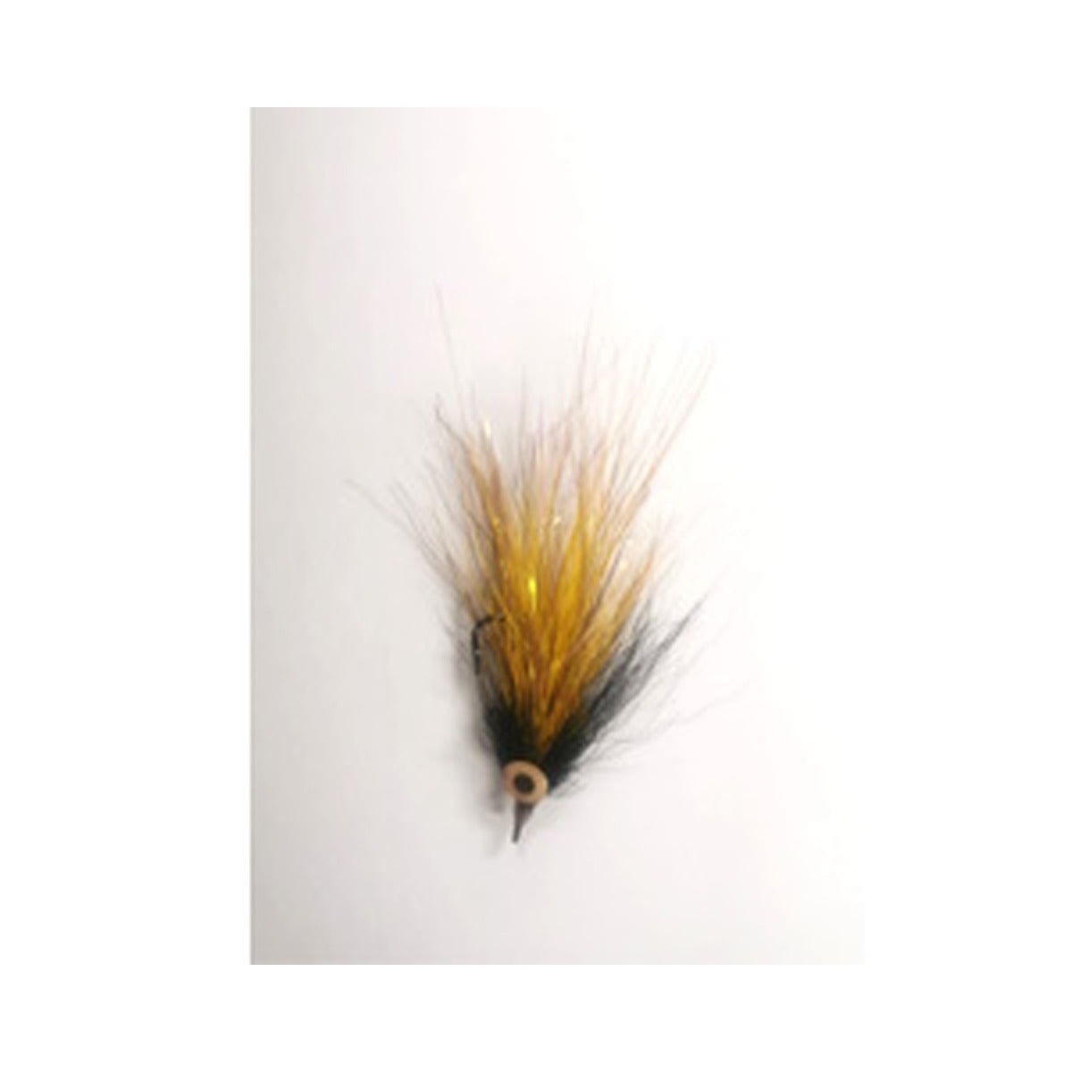 Fly Lure Yellow/ Black with Flash