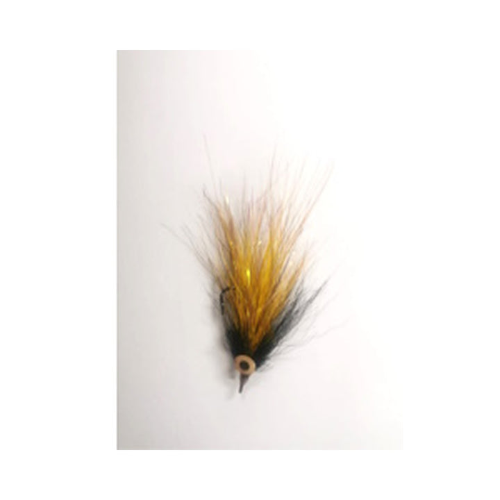 Fly Lure Yellow/ Black with Flash