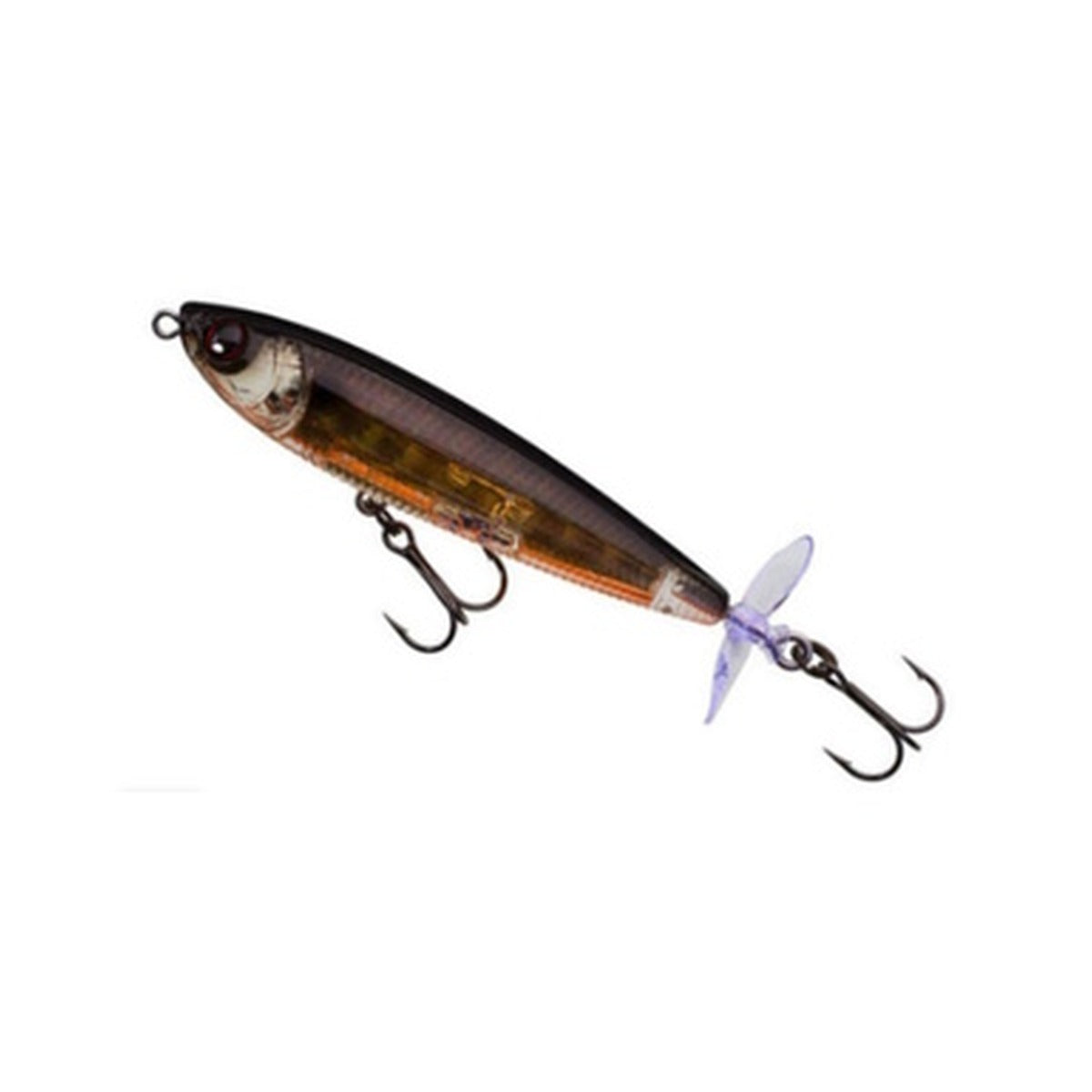 Fishing Lures Prop Floating Prism Gold Black