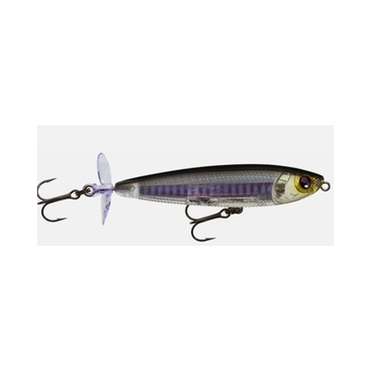 Fishing Lures Prop Floating Prism Silver Black