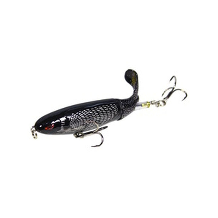 Fishing Lures Prop Floating Black/Silver