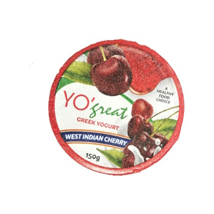 Yogurt Yo'Great Greek West Indian Cherry 150g