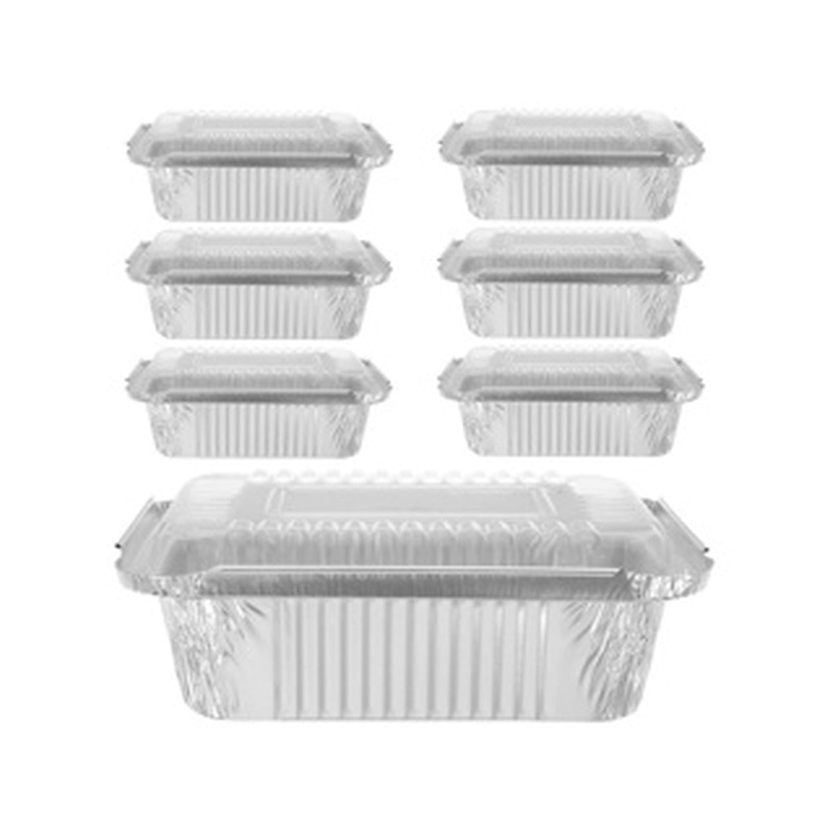 Foil Pan Takeout Size w Lid 20pcs