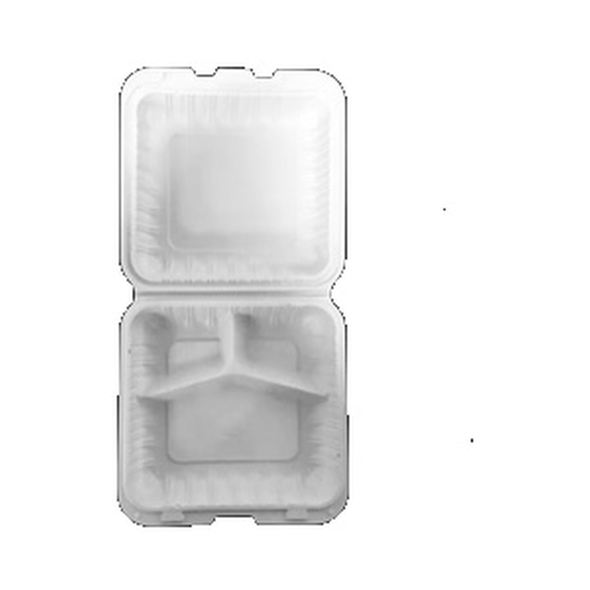 Food Box 3 Compartment 7"x7" 50pcs