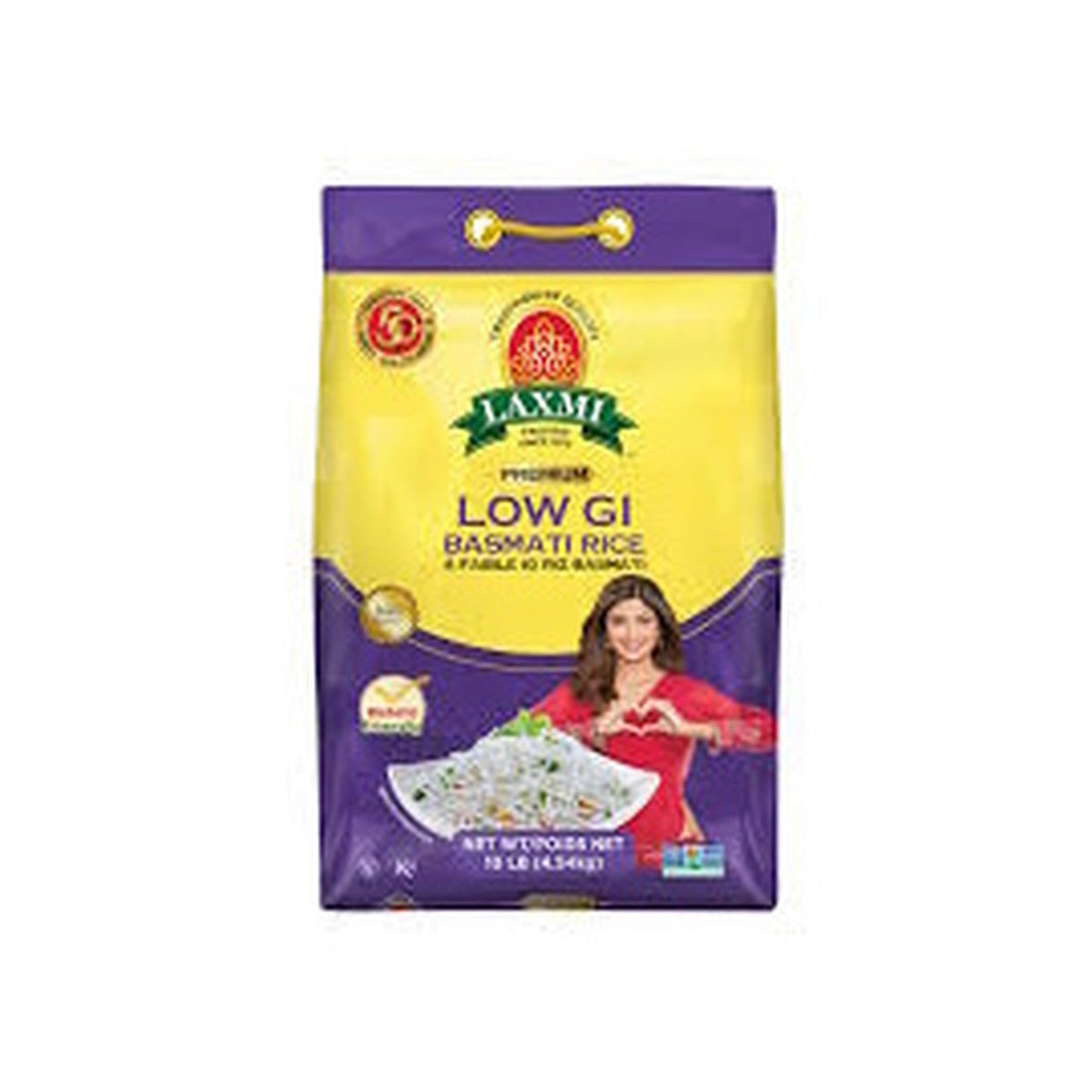 Rice Basmati Laxmi Low GI 10lbs