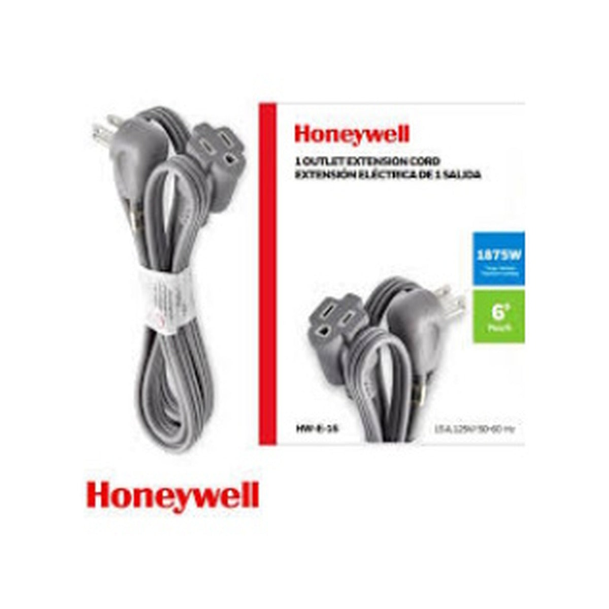 Honeywell Extension Cord 6ft 1875W