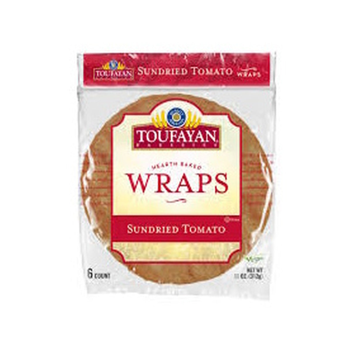 Wraps Sundried Tomato Toufayan 6 count