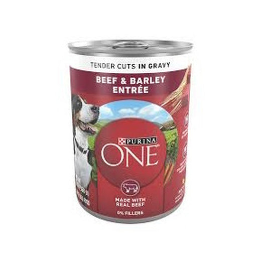 Dog Food Can Purina One Beef & Barley 368g