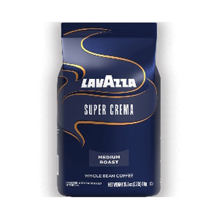 Lavazza Coffee Super Crema Medium Roast Whole Bean 2.2lbs