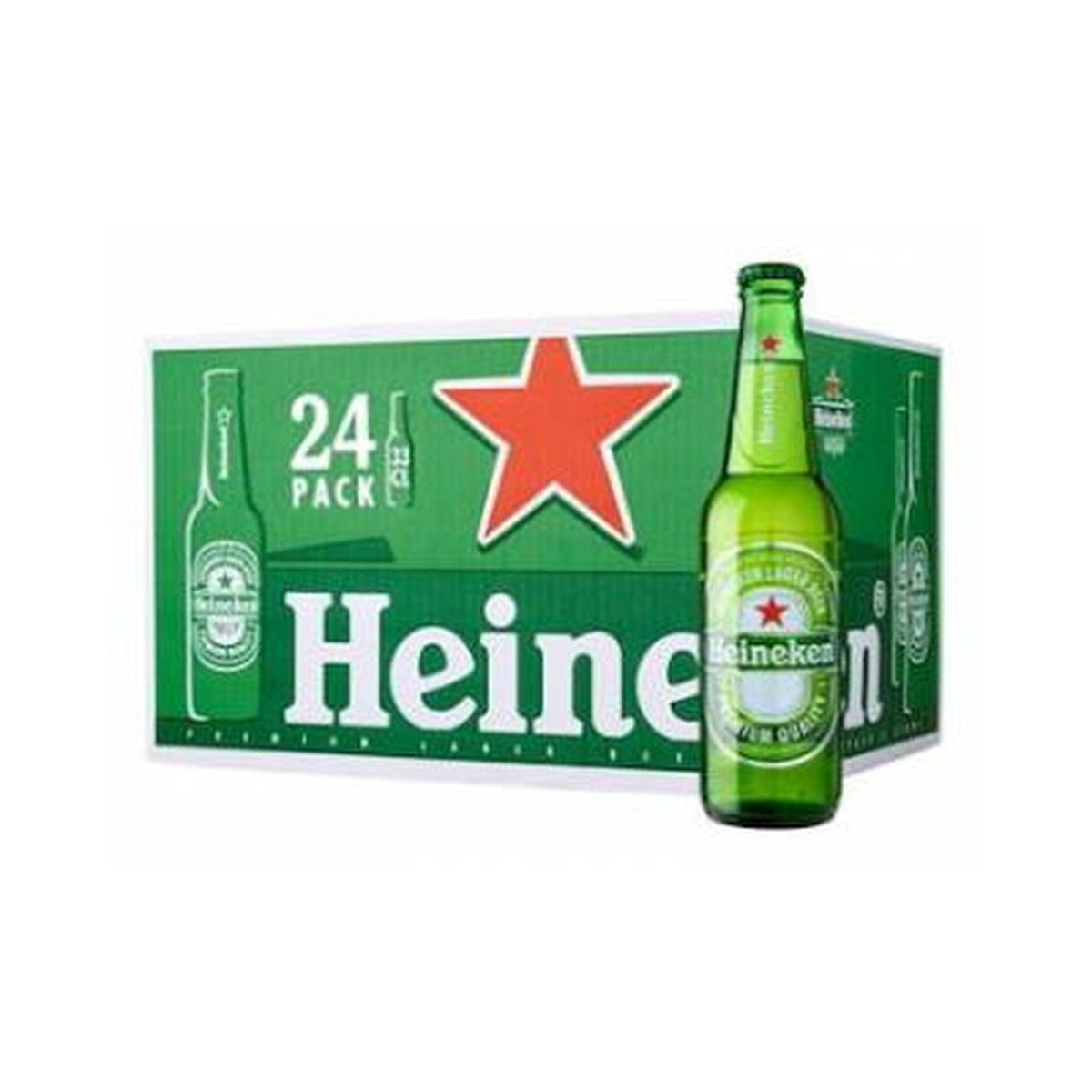 Heineken Lager 8.5oz Bottles (24 Case)