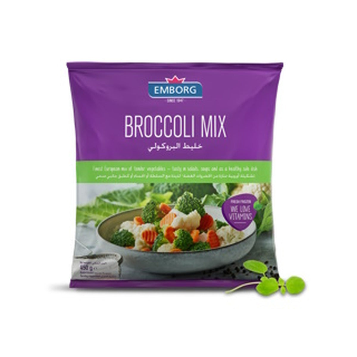 Frozen Broccoli Mix Emborg 450g
