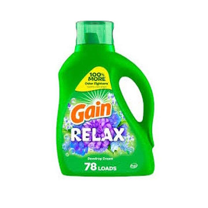 Gain Liquid Laundry Detergent Dewdrop Dream 3.34L