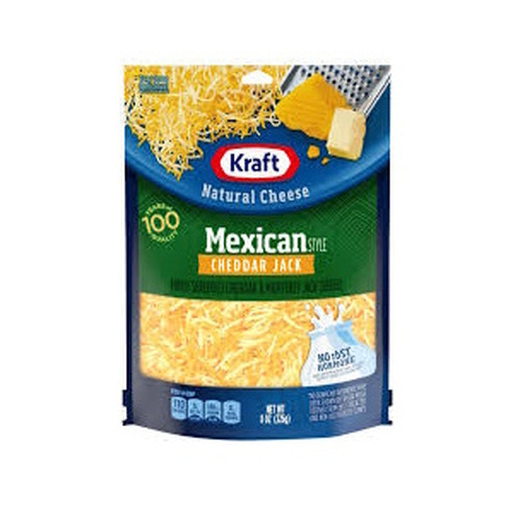 Cheese Kraft Shredded Mexican Cheddar Jack 8oz