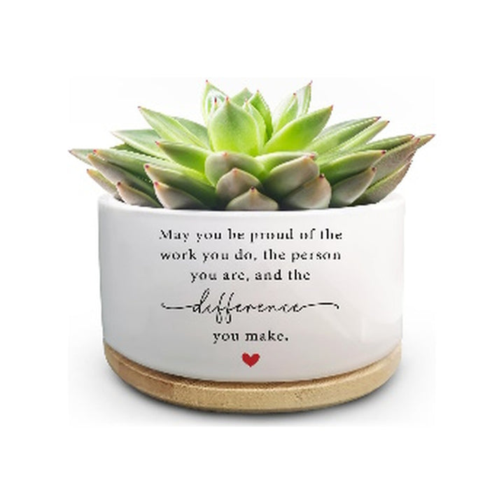 Small Planter/ succulent pot May you be proud of the work you do