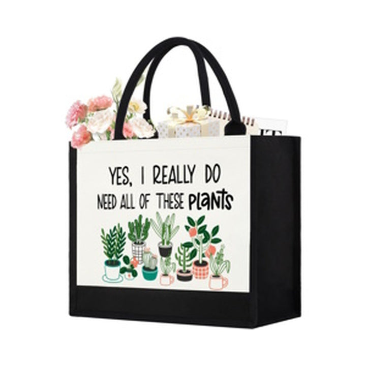 Tote Canvas yes I really do need all of these Plants