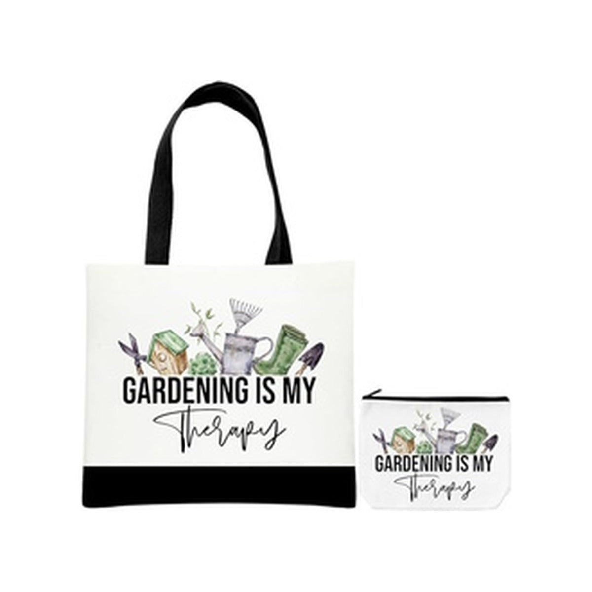 Tote Canvas Gardening is my Therapy Canvas Tote Bag