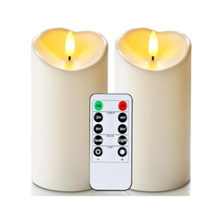Candle Flameless 6''x3'' Outdoor waterproof Homemory