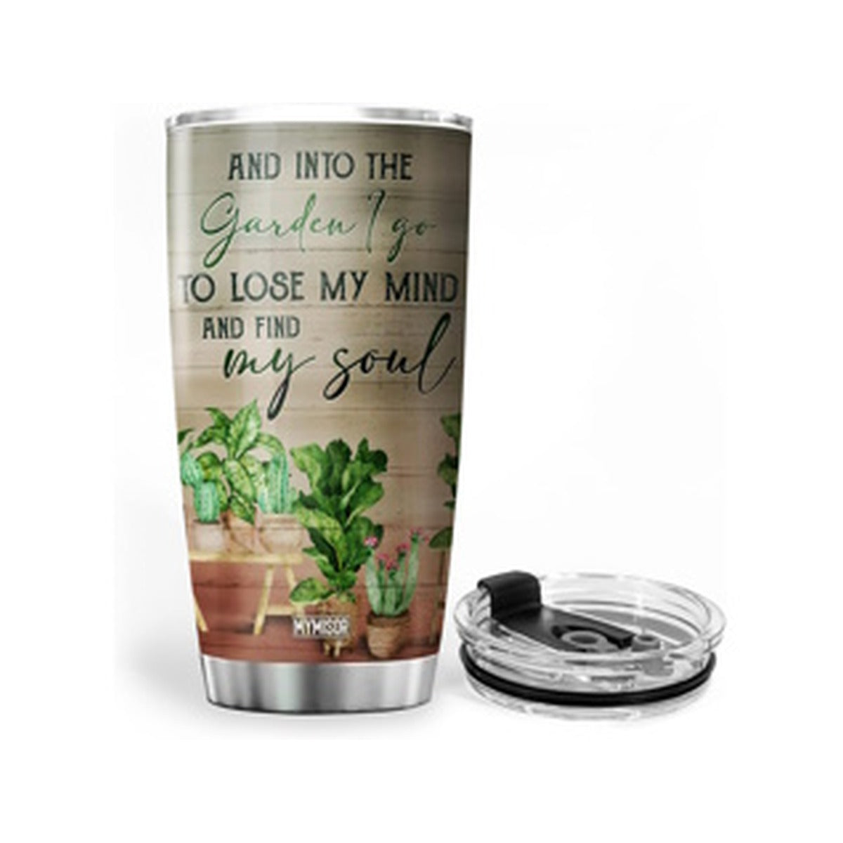 Tumbler With Lid 20oz And Into The Garden