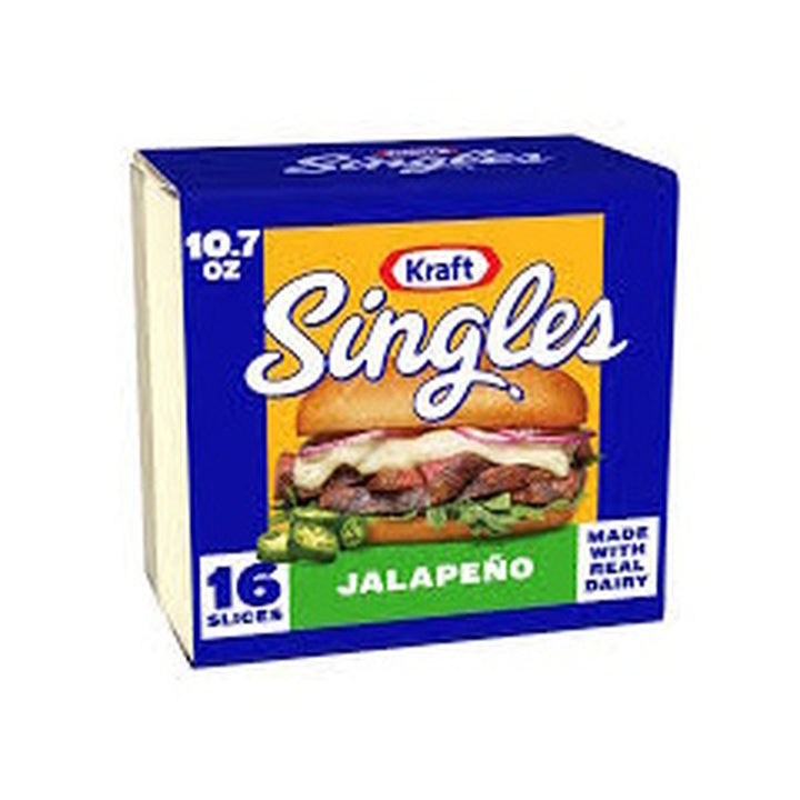 Cheese Kraft Singles Jalapeno 16 slices