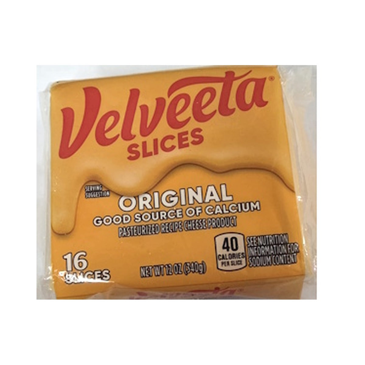 Cheese Velveeta Singles Original 16 slices