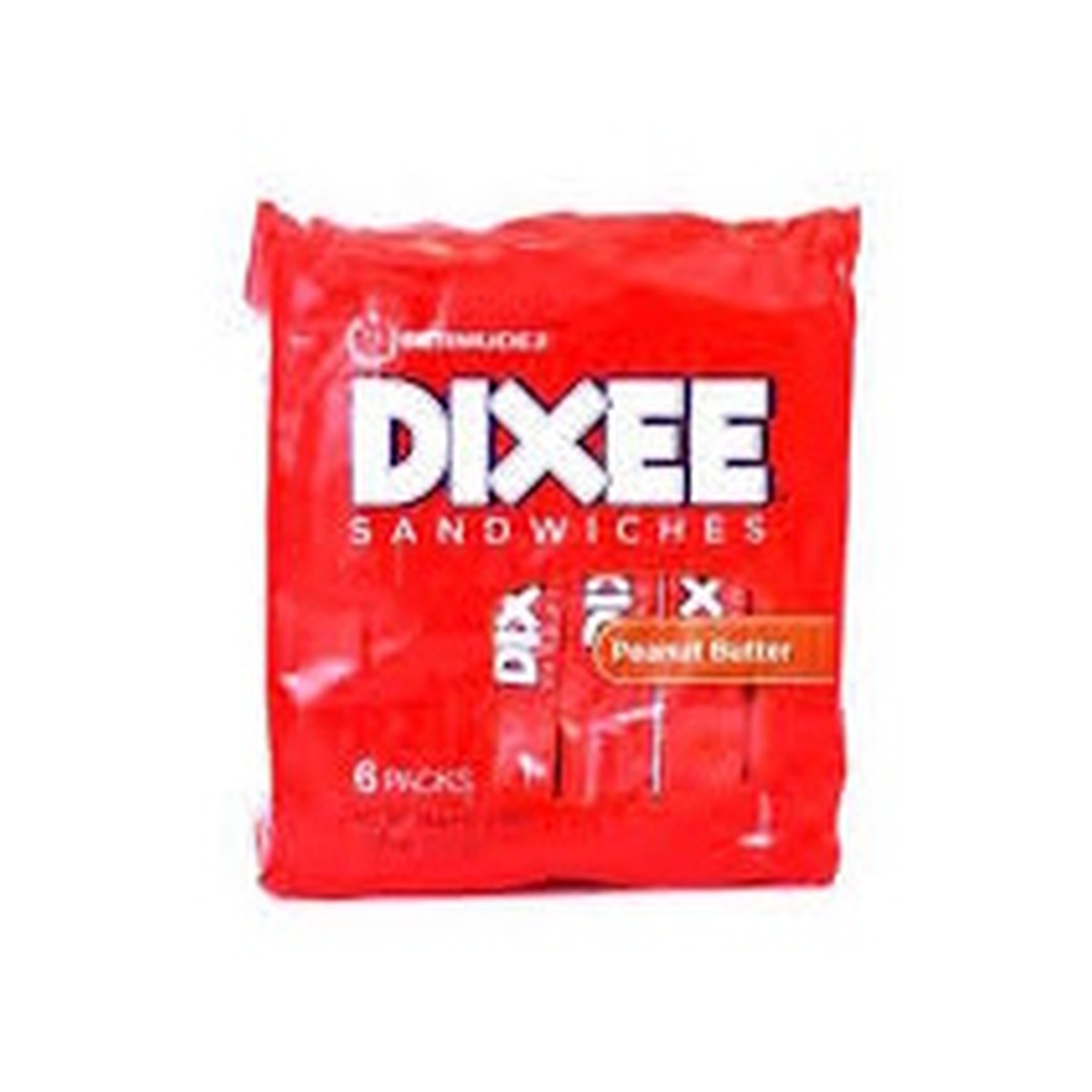 Crackers Dixee Peanut Butter 6pk