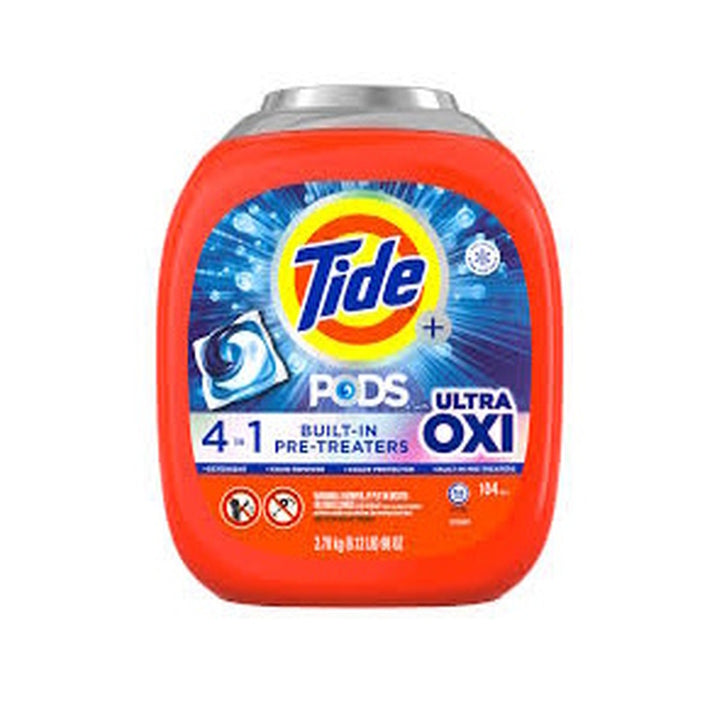 Tide Pods 4in1 Ultra Oxi 104pcs