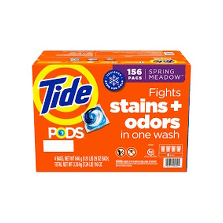 Tide Pods 3in1 Spring Meadow 4 bags 39pcs each