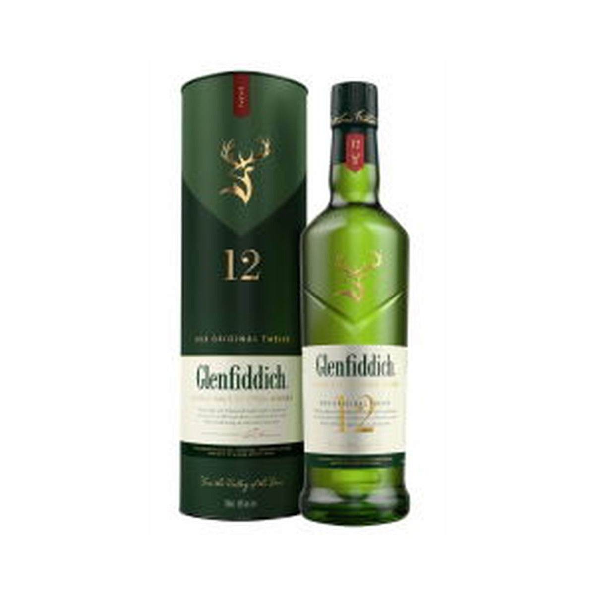 Whisky Glenfiddich 12yr w/Tube 750ml