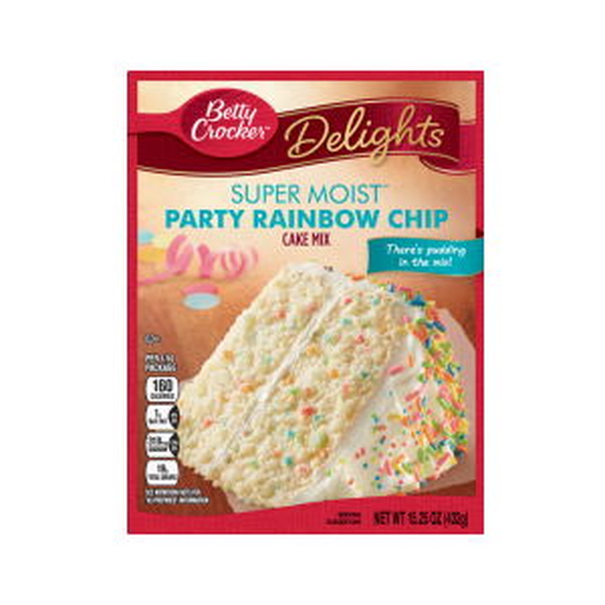 Cake Mix Betty Crocker Rainbow Chip 432g