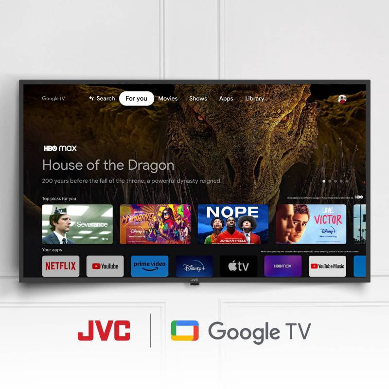 JVC Television 43" LT-43KB338 Smart LED Google TV