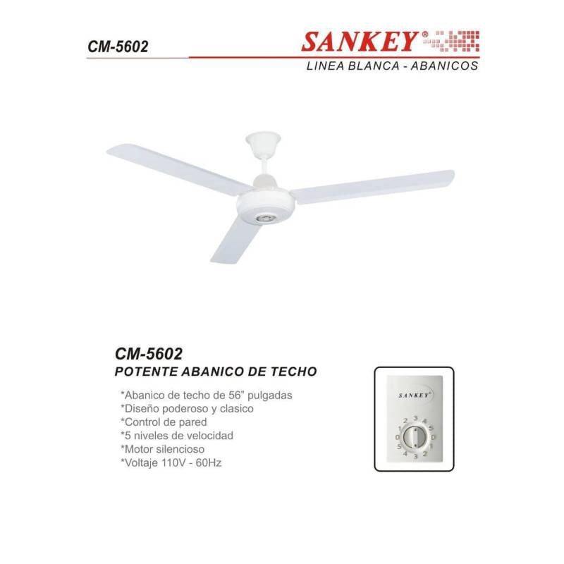 SANKEY Fan Ceiling 56" CM-5602