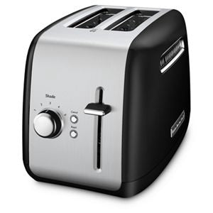 KITCHENAID Toaster 2 Slice KMT2115OB with Manual Lift Lever Onyx Black 1Y