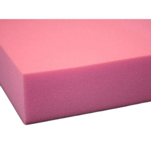 COMFORTSLEEP Mattress 2" Foam Sheet Pink Uncovered 54" X 74" X 2"