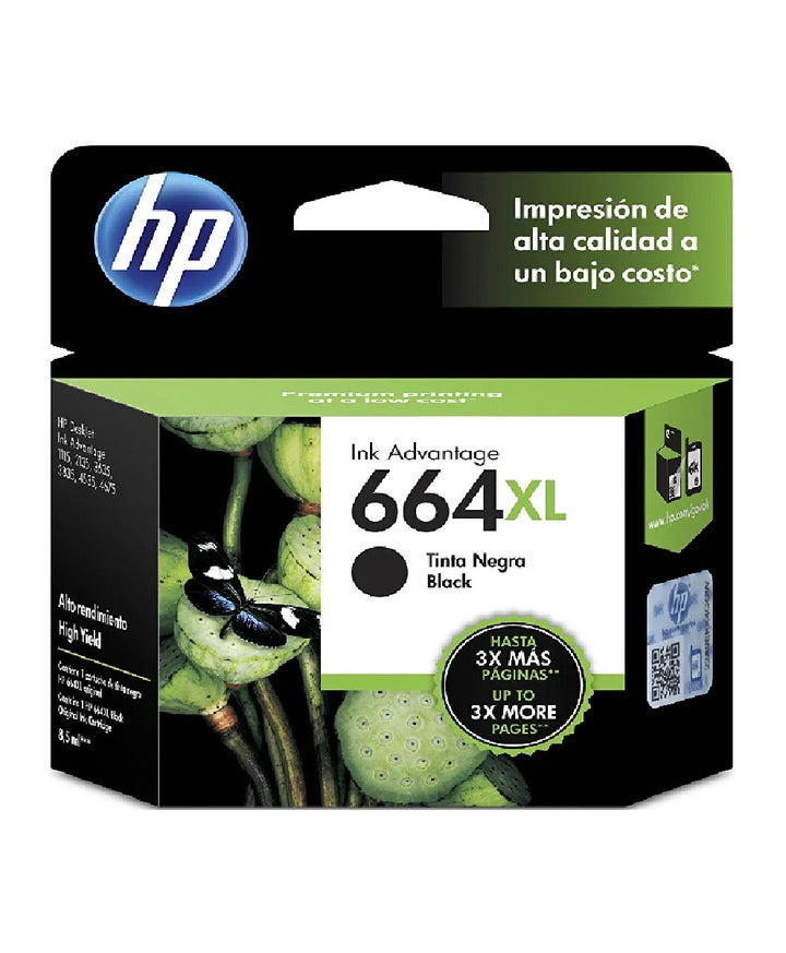 HP Computer Printer Ink 664XL Black F6V31AL