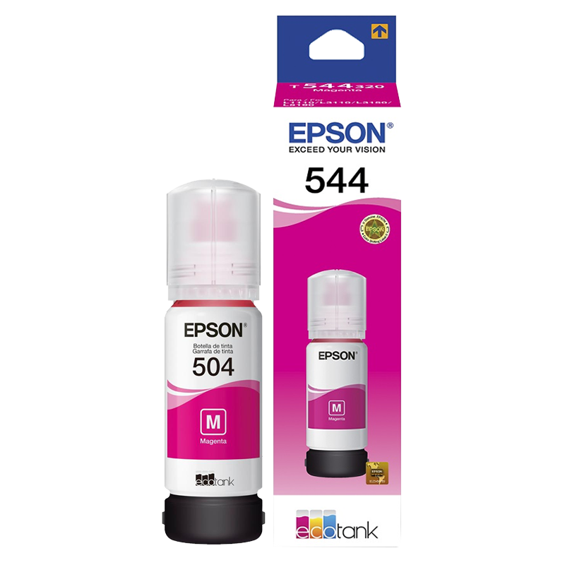 EPSON Computer Printer Ink 544 Magenta T544320-AL Ecotank
