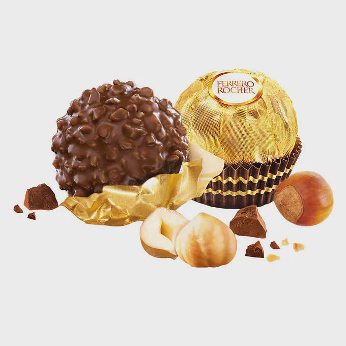 FERRERO ROCHER Fine Hazelnut Milk Chocolate 48PCS Pack 600G
