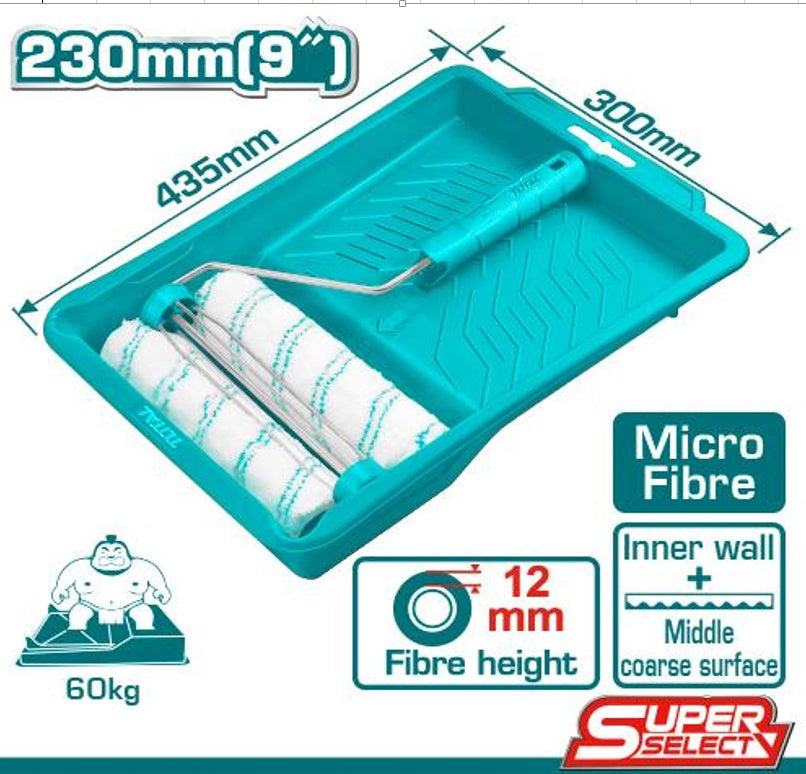 TOTAL Roller Brush Kit 4 IN 1 THT811223041 with Pan