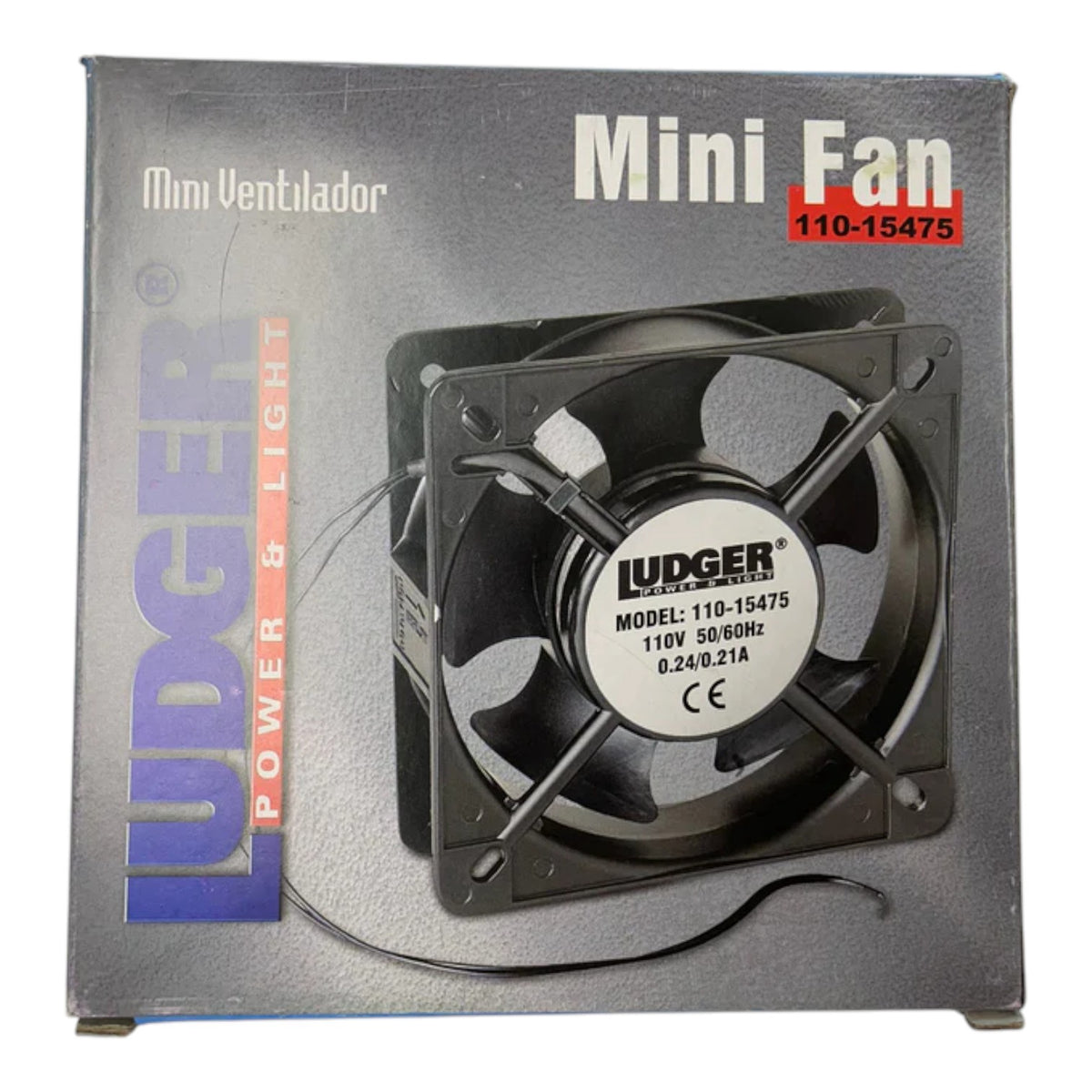 LUDGER Fan Cooling 110V 110-15475 Mini 5" X 5" X 1.5"